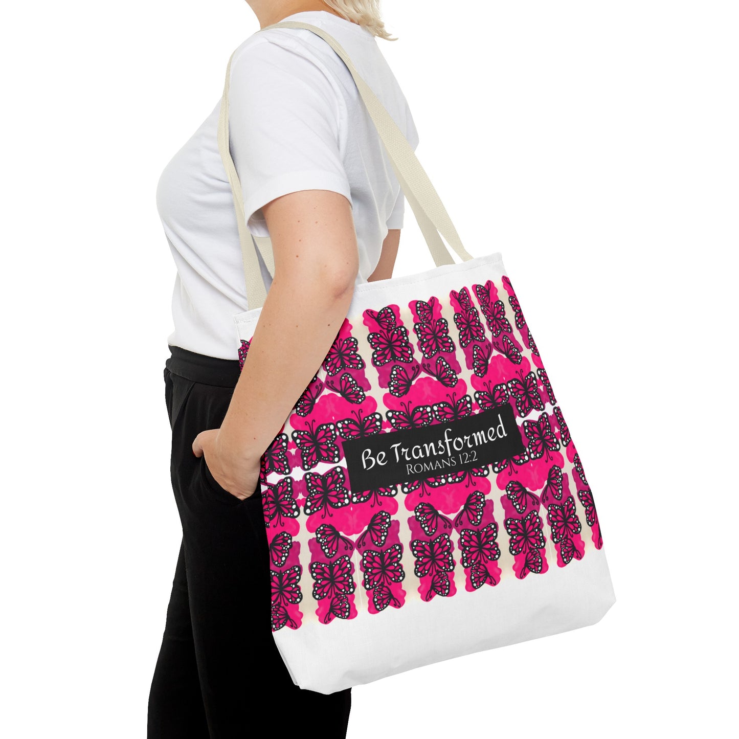 Be Transformed | Pink Tote Bag