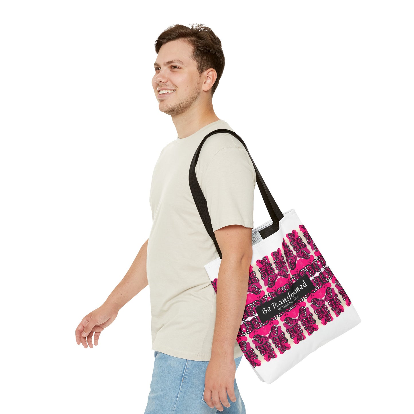 Be Transformed | Pink Tote Bag