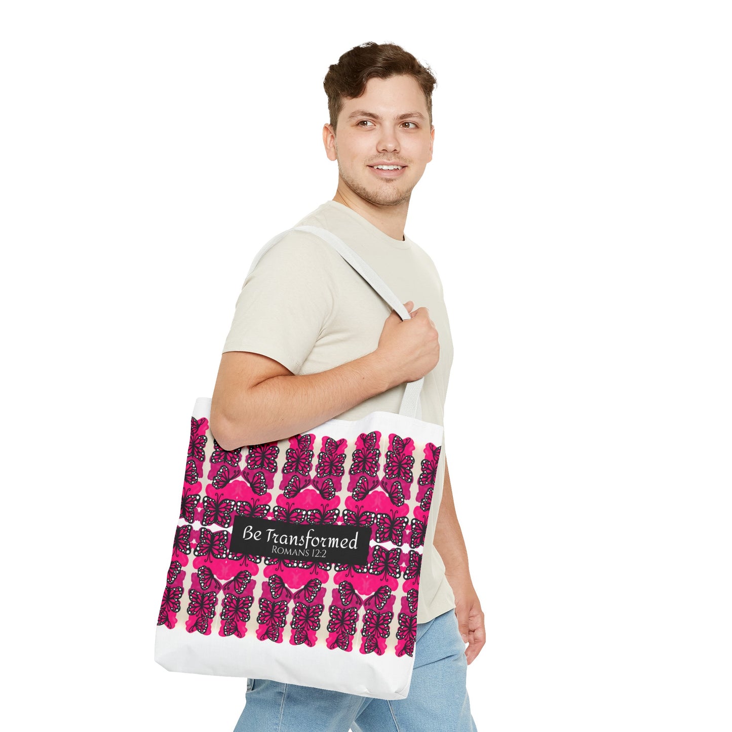 Be Transformed | Pink Tote Bag