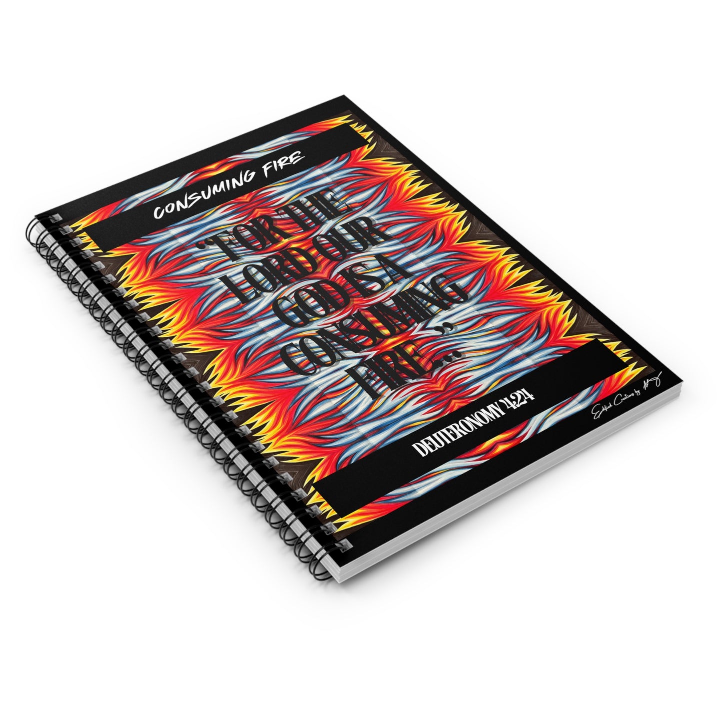 Consuming Fire Spiral Notebook