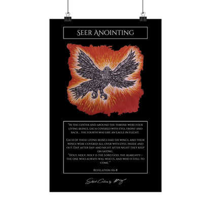 Seer Anointing | Revelation 4:6-8 | Poster