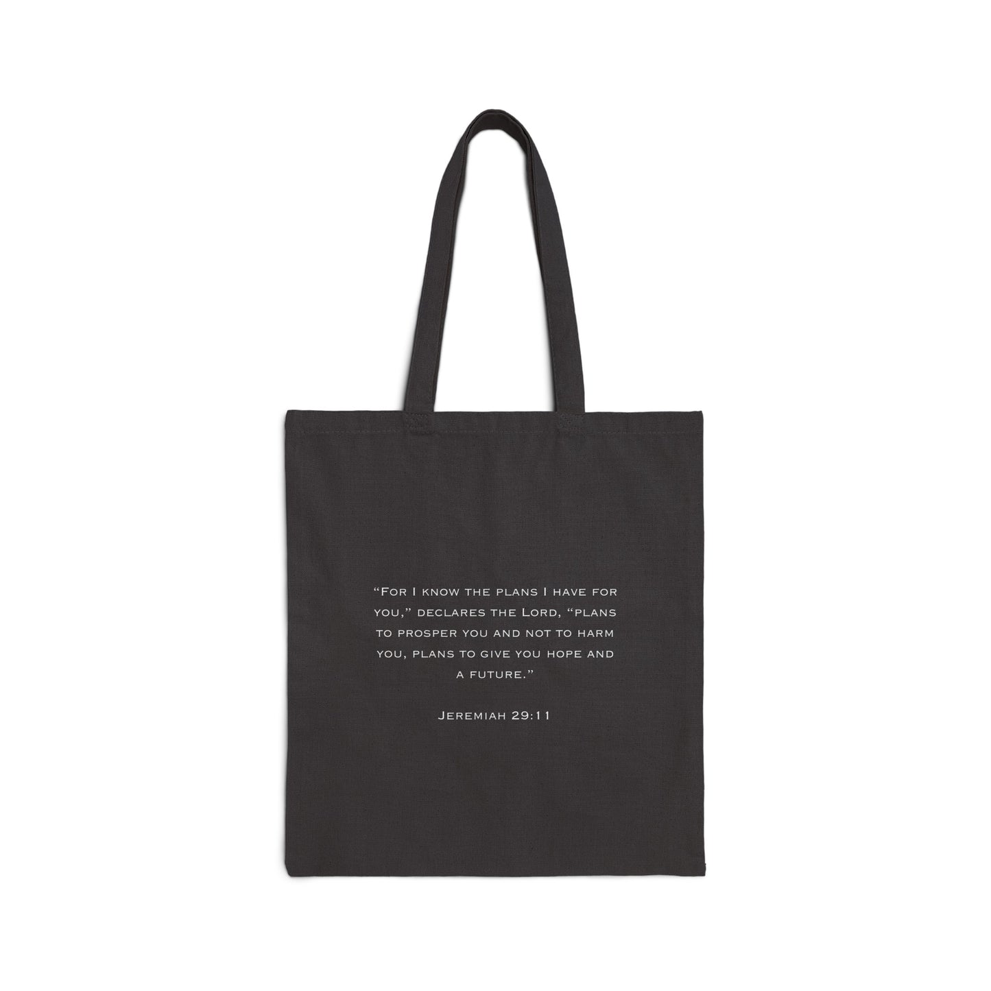 Jeremiah 29:11 Canvas Tote Bag