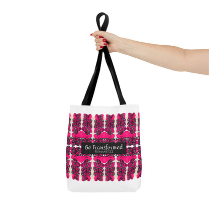 Be Transformed Pink Tote Bag