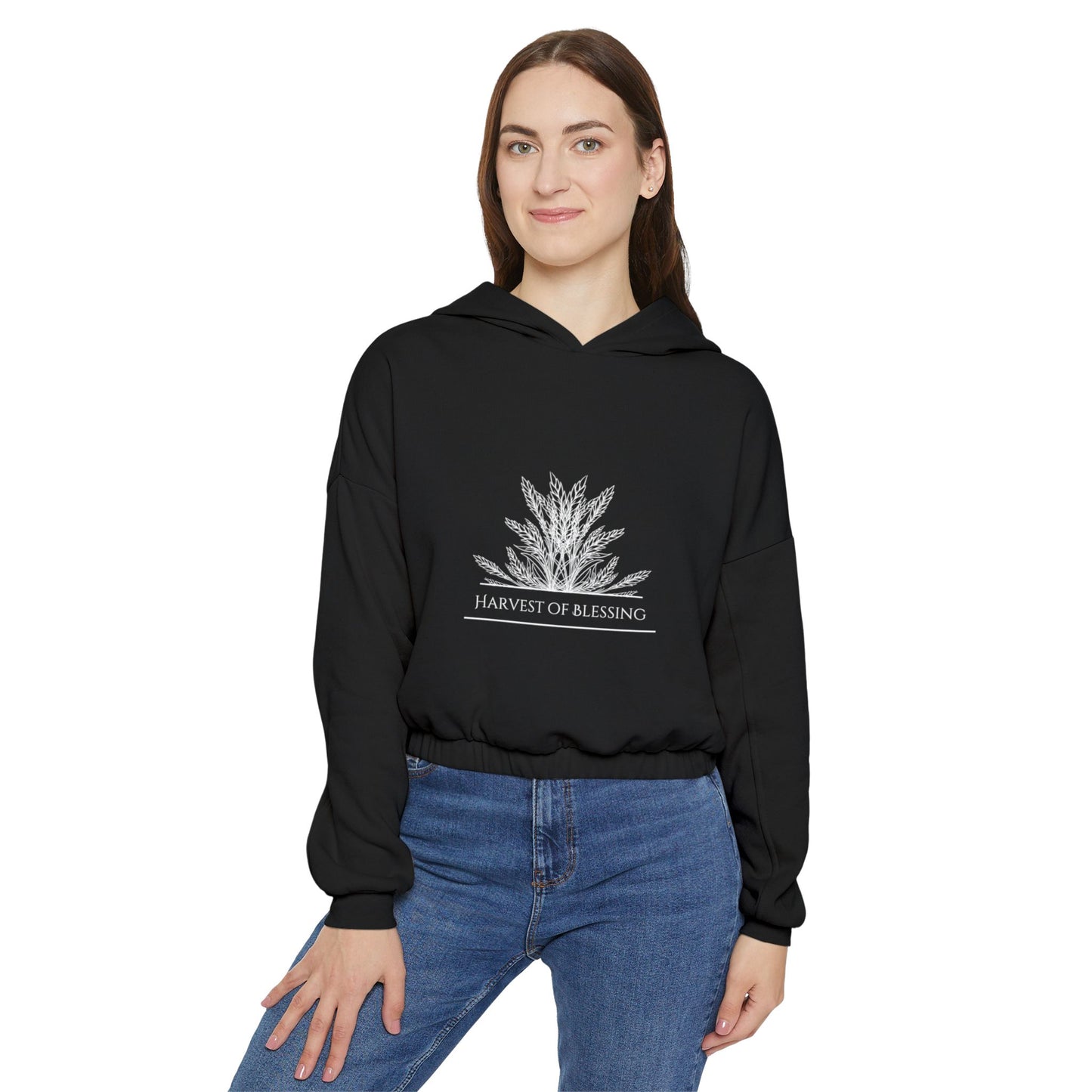 Harvest of Blessing | Cropped Hoodie