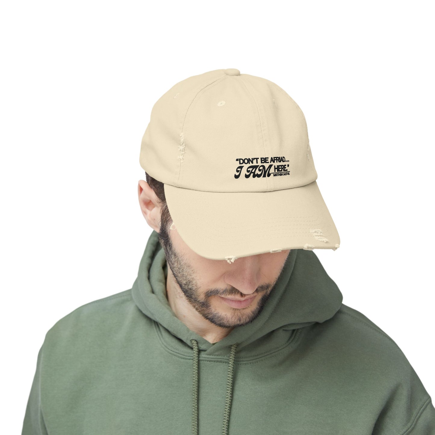 Jesus Walks on Water | Matthew 14:27-31 | Distressed Cap