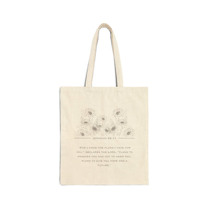 Jeremiah 29:11 Canvas Tote Bag