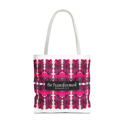 Be Transformed Pink Tote Bag