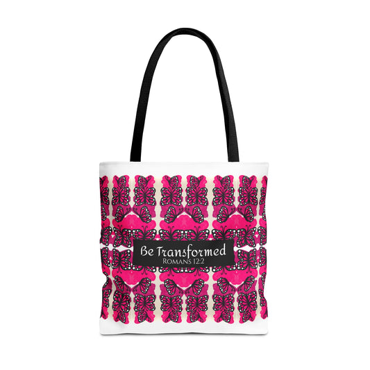 Be Transformed Pink Tote Bag