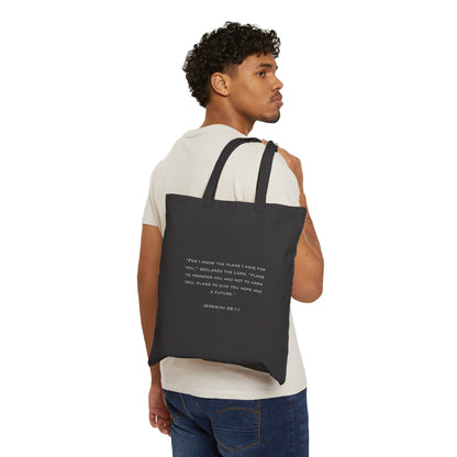 Jeremiah 29:11 Canvas Tote Bag