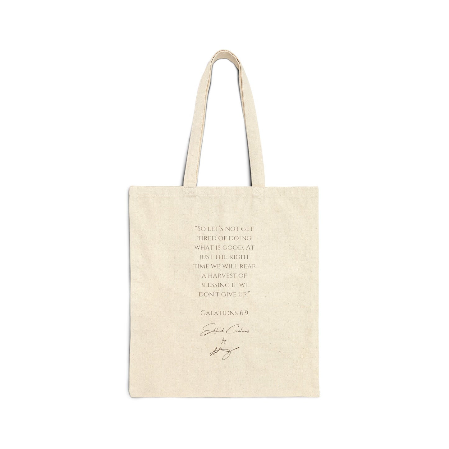 Harvest of Blessings Canvas Tote Bag