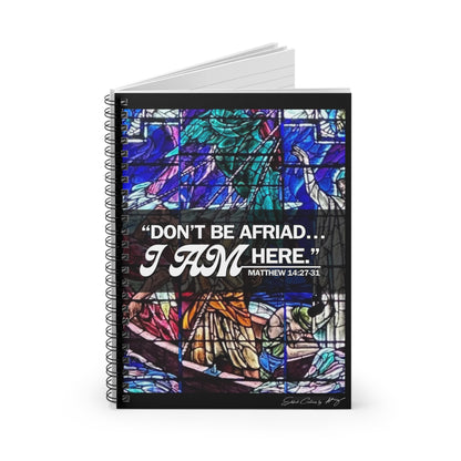 Jesus walks on water Spiral Notebook